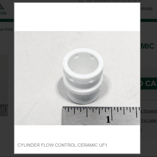 CYLINDER FLOW CONTROL CERAMIC UF1 # 1934