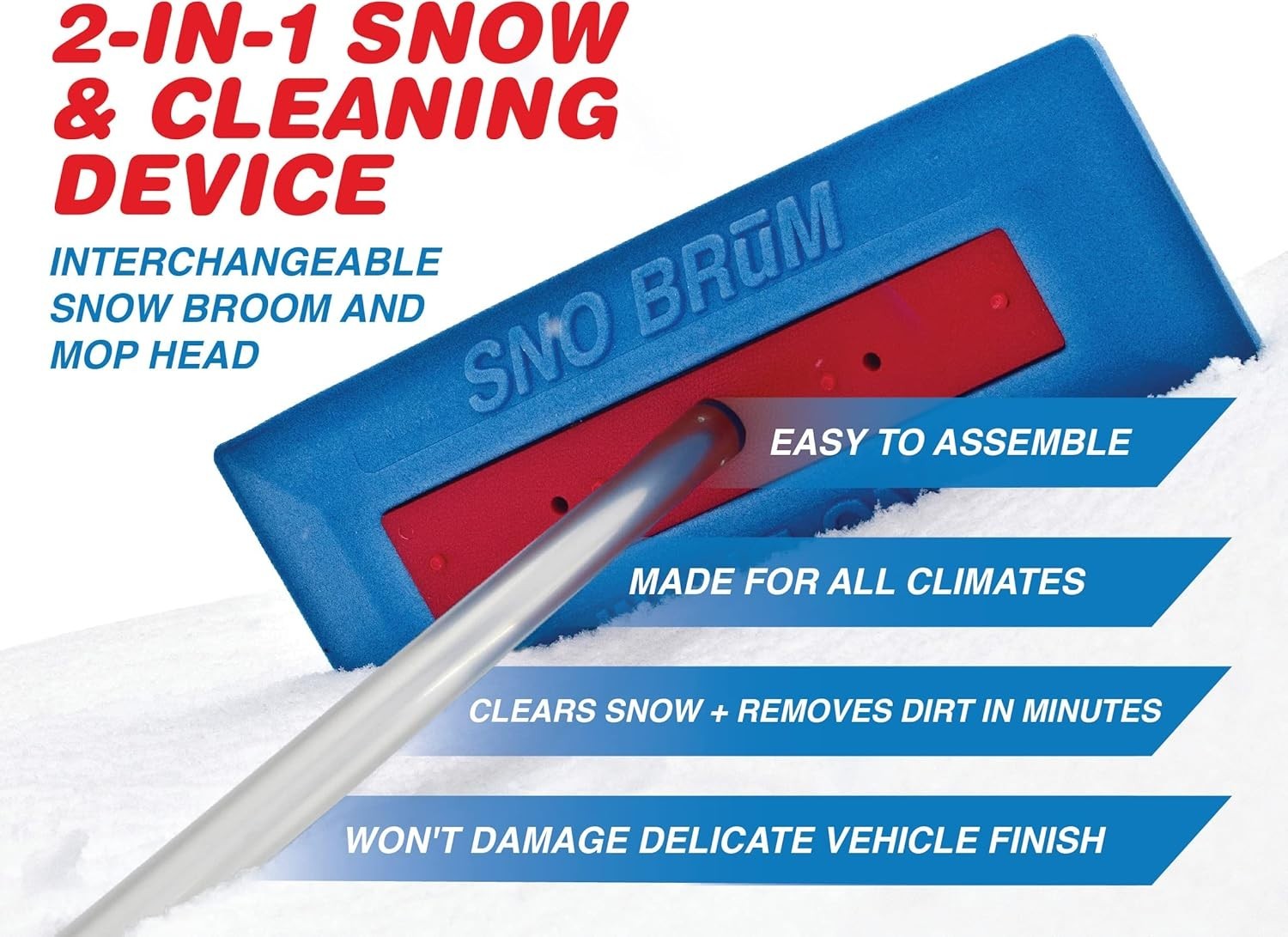 SnoBrum 365 Snow Remover for Cars and Trucks