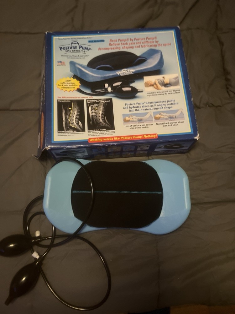 Posture Pump Disc Hydrator Elliptical Back Rocker Back Model 2000