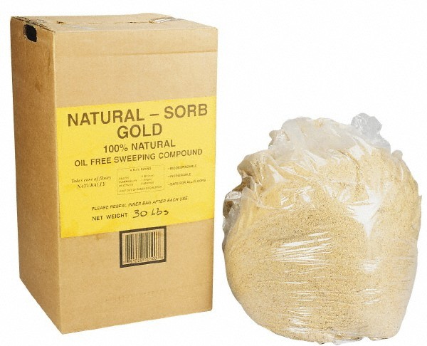 PRO-SOURCE 30 Lbs. Natural Gold Sweeping Compound Floor Use on Asphalt, Linol...