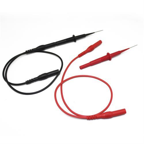 2 X Aidetek Sharp hard Needle Tipped Tip Multimeter Probes Test Leads 4 Fluke