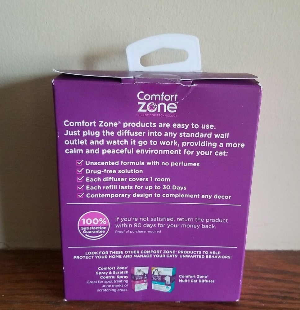 Confort Zone Diffuser For Cats & Kittens 1 Diffuser And 1 Refill
