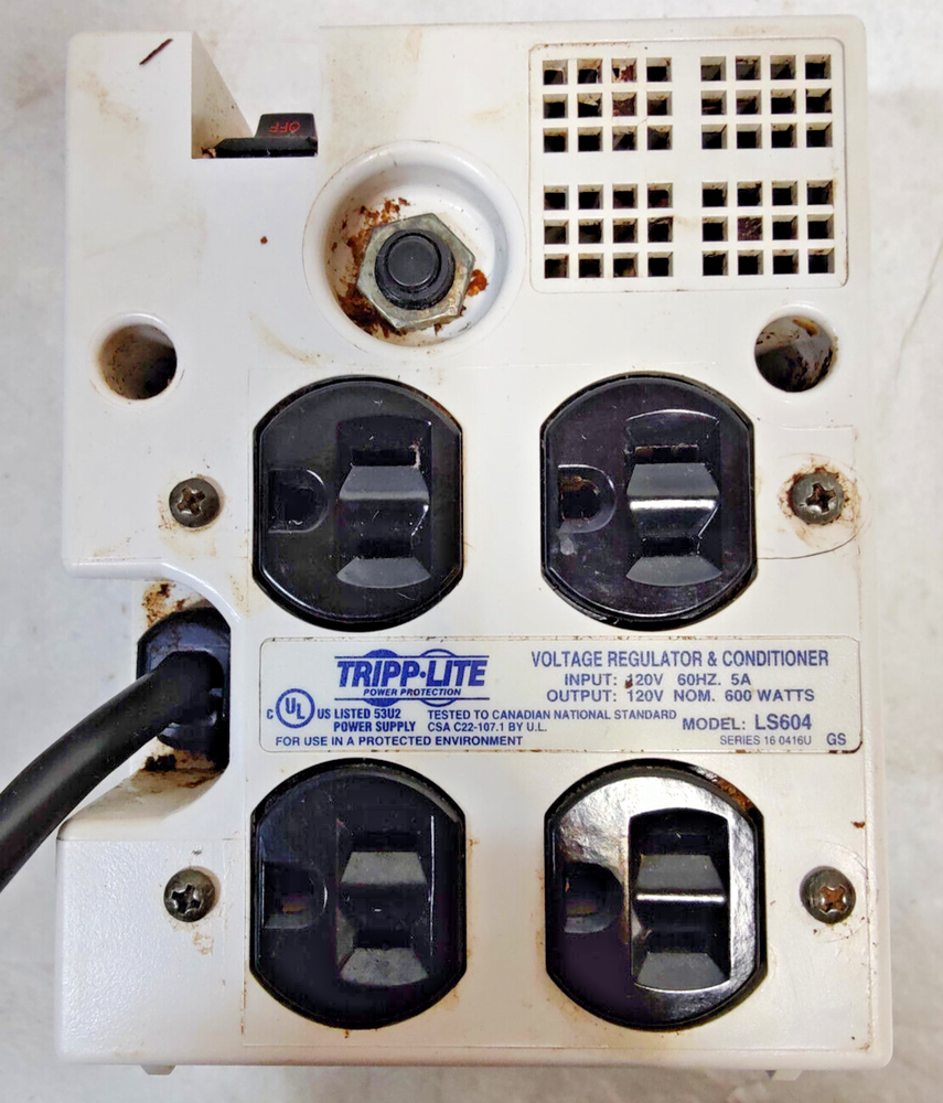 TRIPP LITE LS604 Voltage Regulator and Conditioner