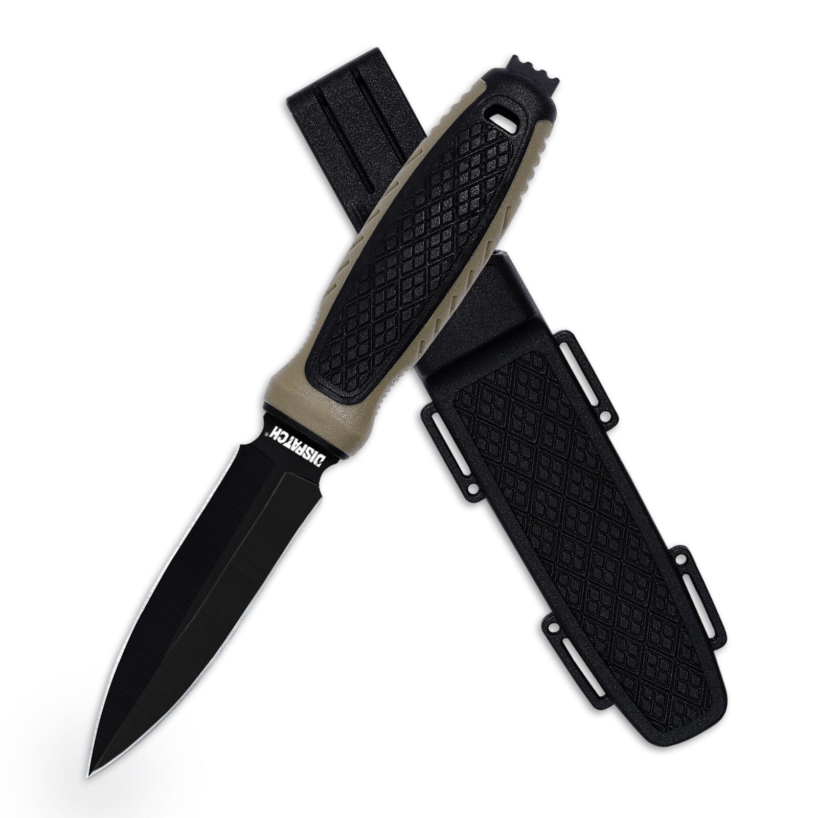 8.7" Double Edge Blade Dagger Fixed Blade Knives with Sheath Self-Defense Knife