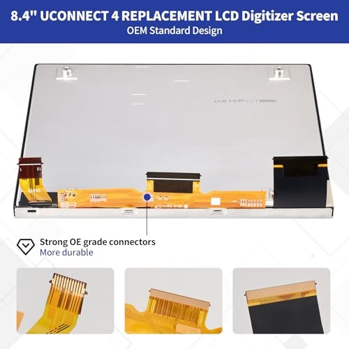 8.4" Uconnect 4 LCD Screen Digitizer Replacement TDO-XGA084, Touch Screen for