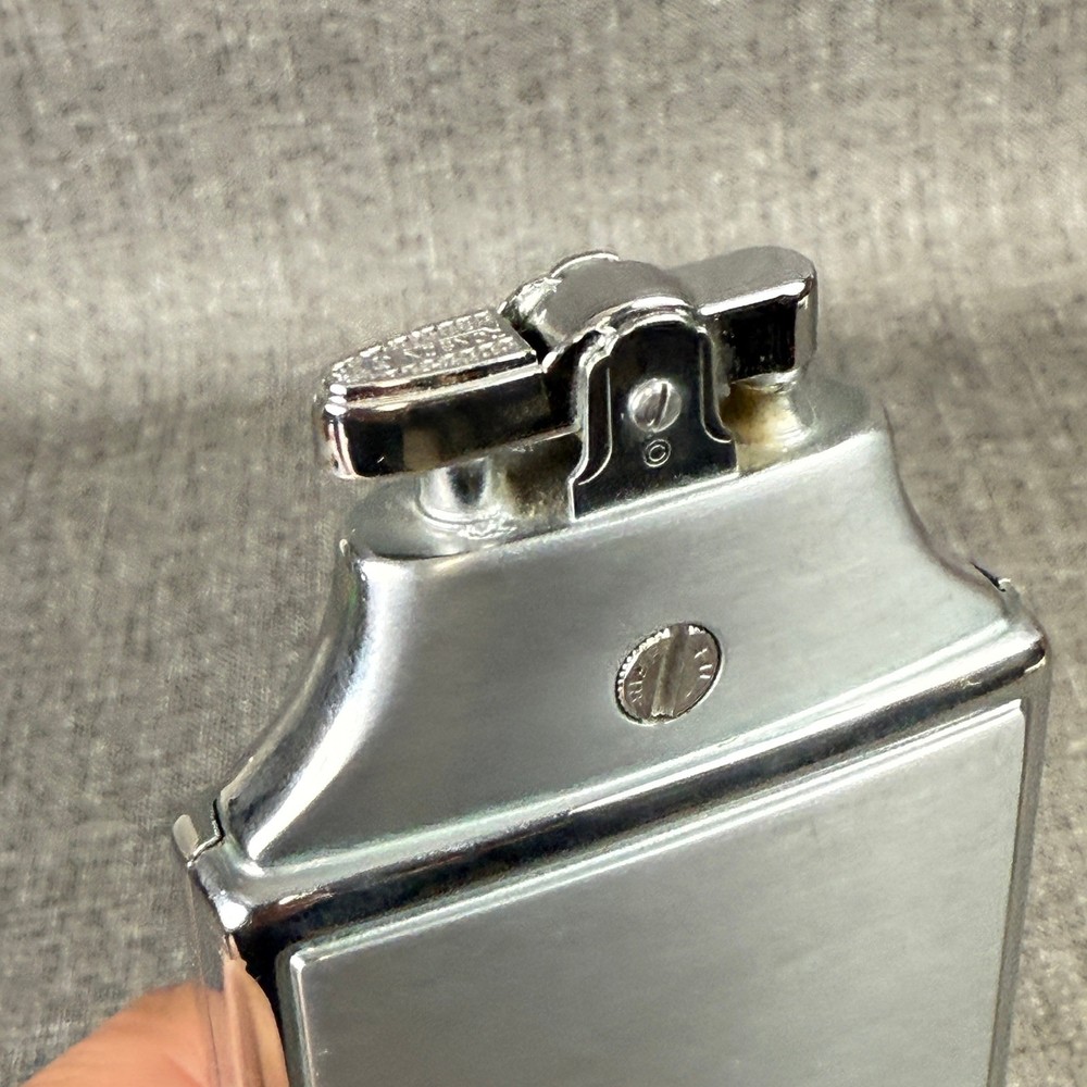 Vintage Ronson Mastercase Cigarette Case Lighter Combo with Pouch