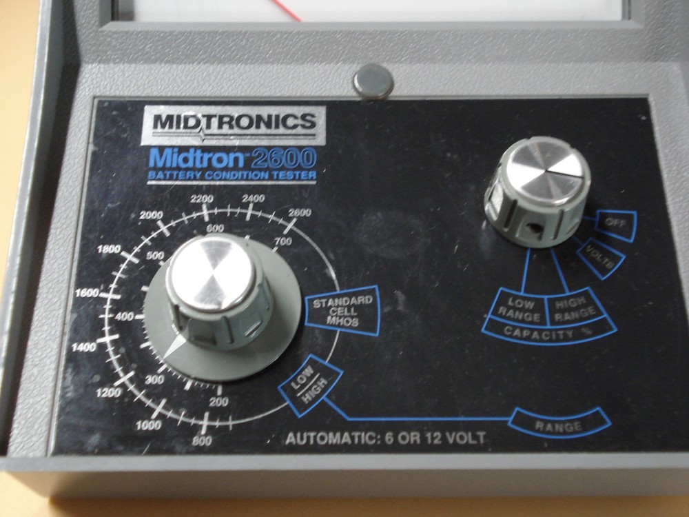 Midtronics Midtron 2600 Battery Condition Tester w/ Case and Accessories