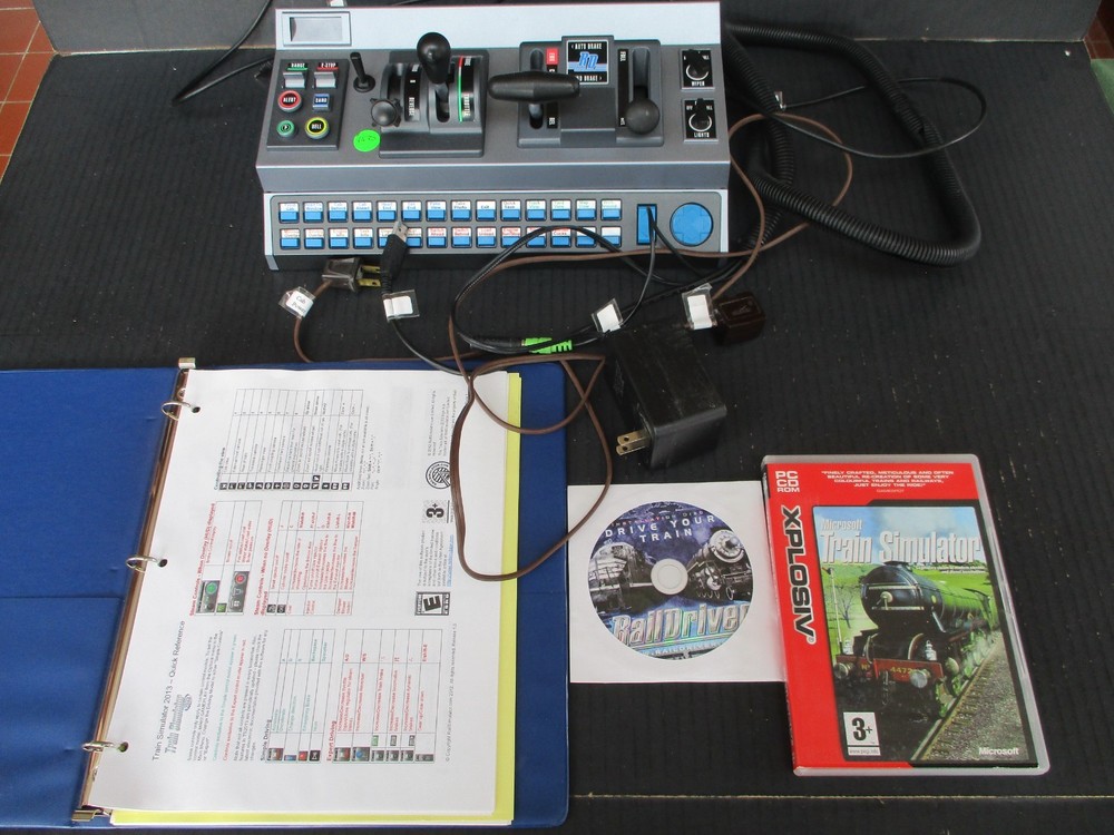 Rail Driver Train Controller w/Train Simulator Desktop Railroad Cab Controller