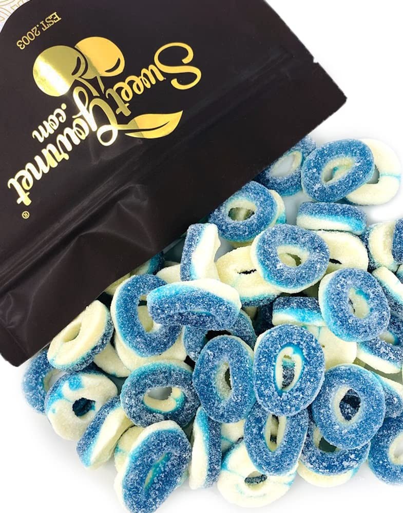 Gummy Blue Raspberry Rings | Gummi Candy | 2 Pounds