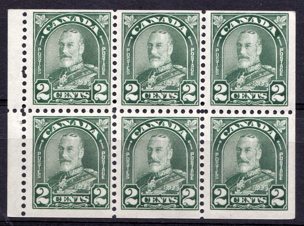 Canada     164a      MNH OG   Booklet Pane