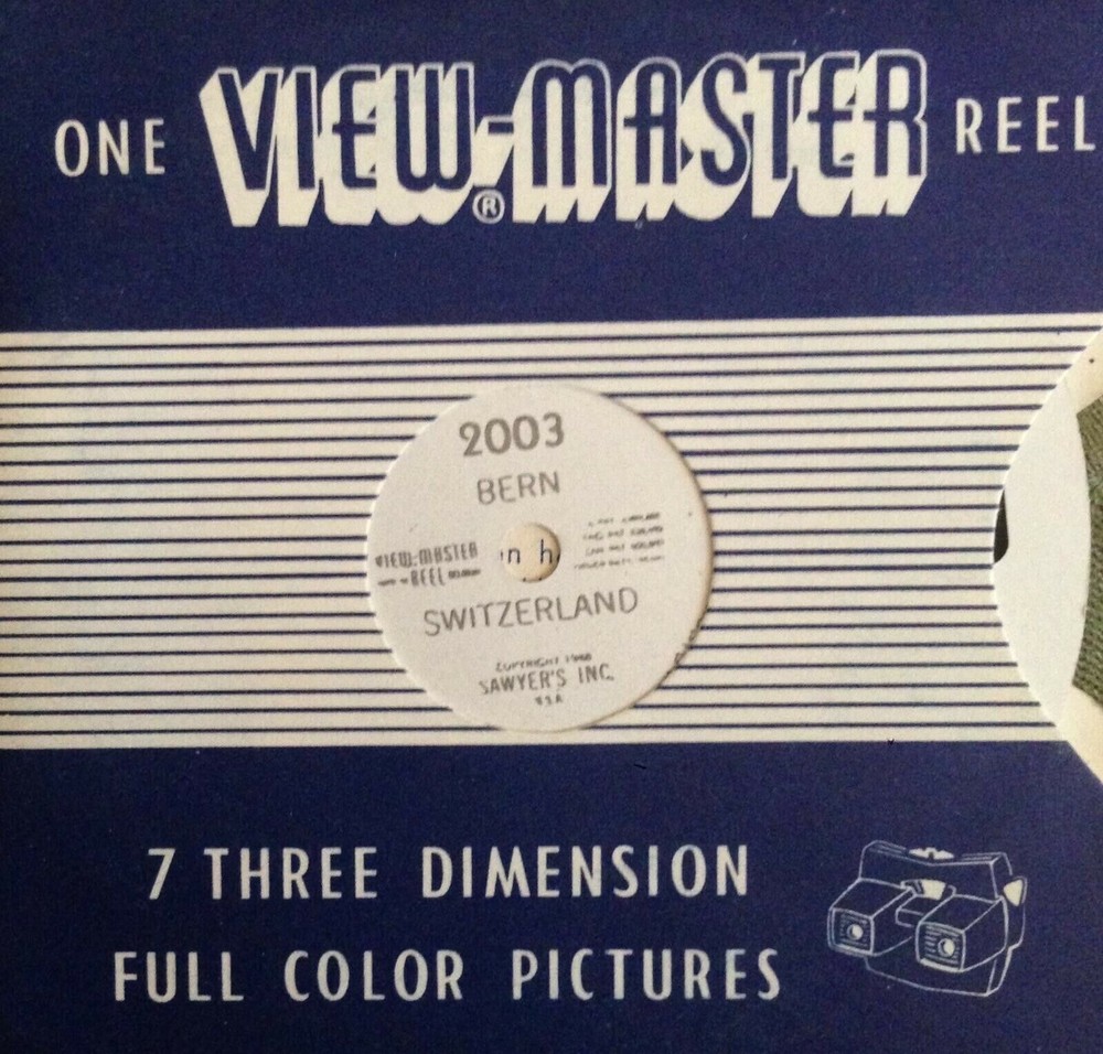 VIEW-MASTER BERN SWITZERLAND PERFECT SINGLE FLOPPY DISK