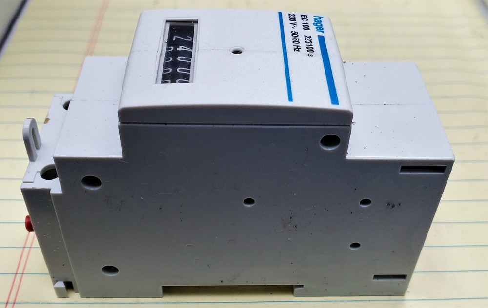 Hager Mechanical Counter 223100, Ec 100, 230 Volt WORKING PULL [OF33]