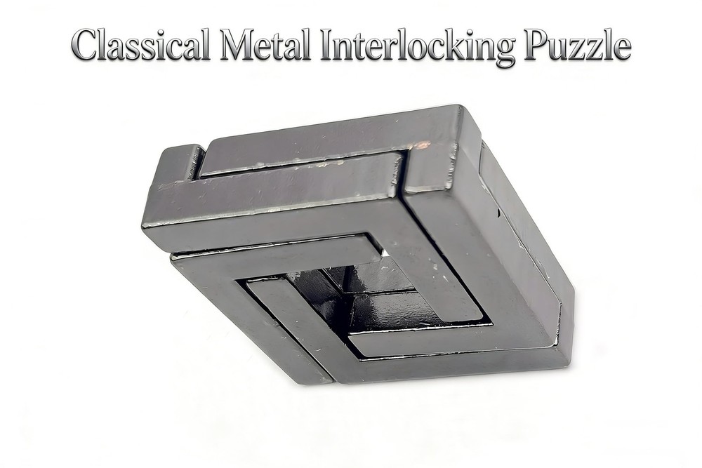 MAGIKON Traditional Brain Teaser, Classical Puzzle Magic Toy (Square Normal