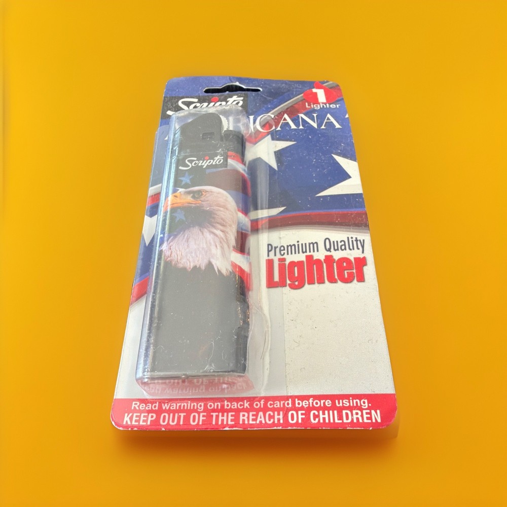 Scripto Americana Premium Quality Lighter *American Eagle Design*