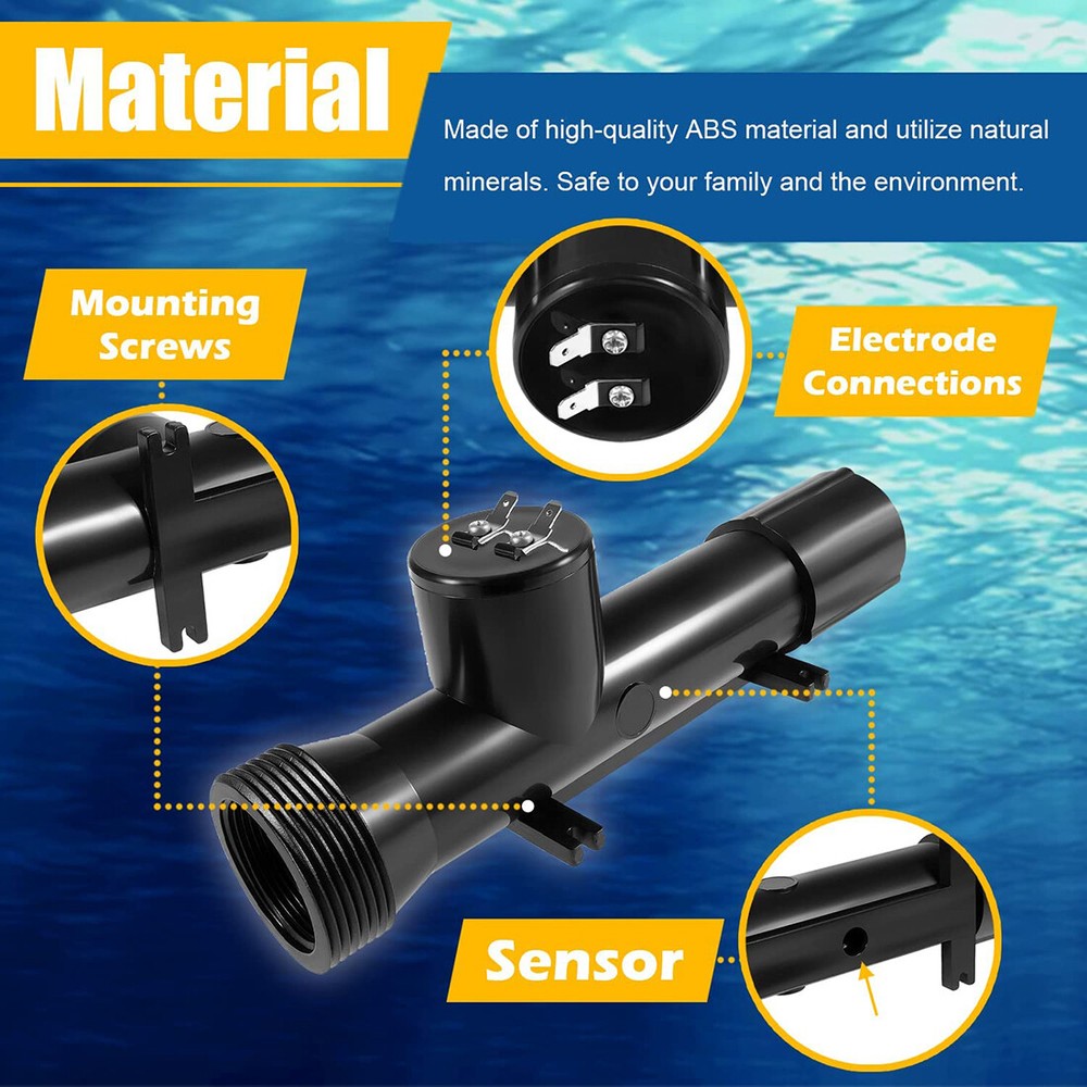 For Power Ionizer System Swimming Pool Ionizer Replacement Chamber 4CH4002-R