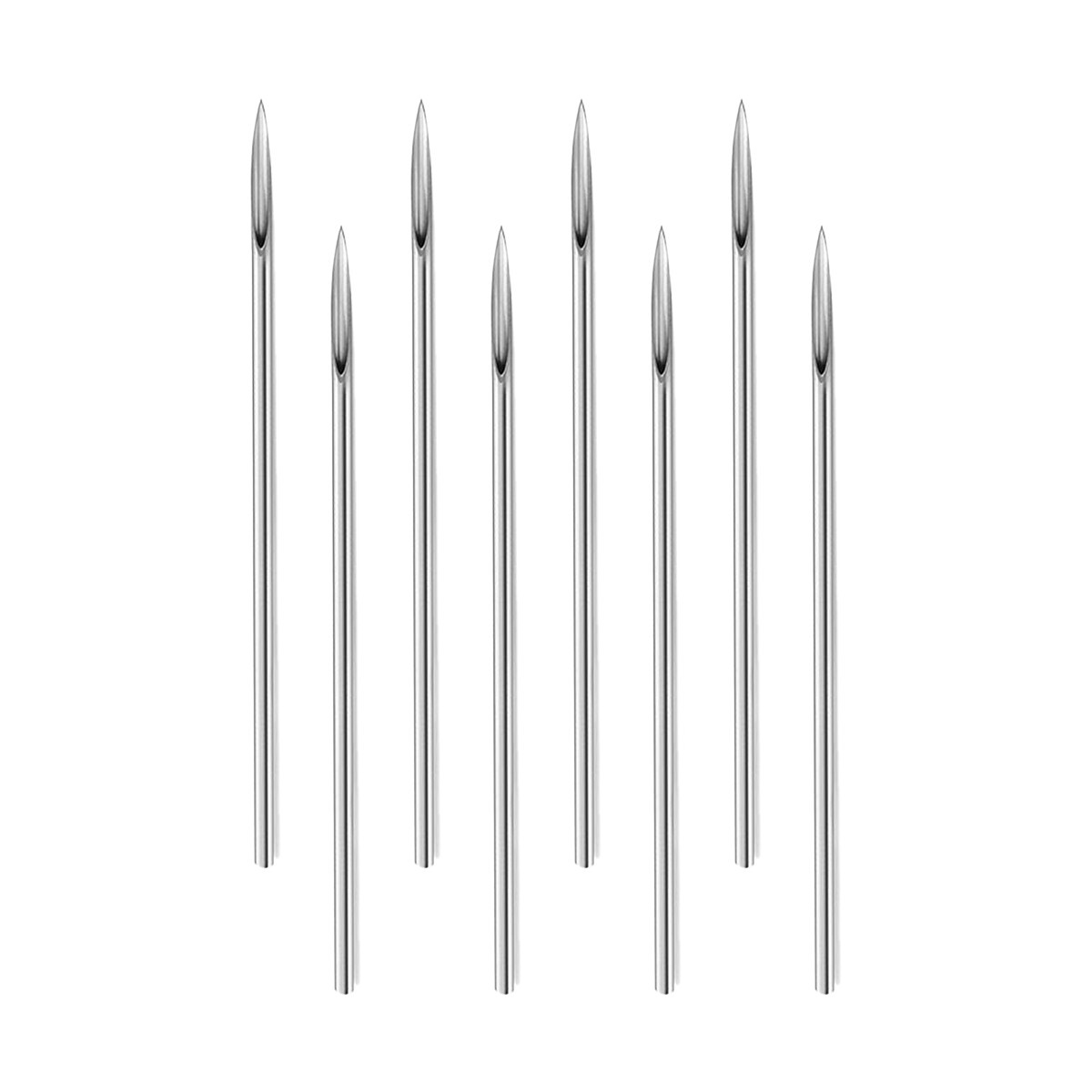 Pack of 10 Piercing Needles Surgical Steel Sterile Disposable Piercing Needles