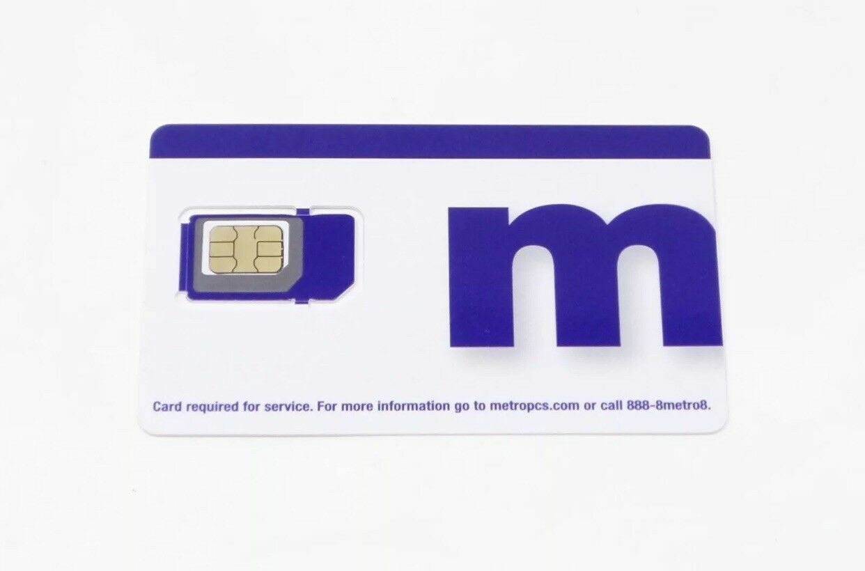 Metro PCS Sim Cards Triple Cut Good for Activation Brand New Latest Model