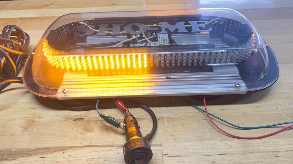 Sho-Me Mini Light Bar/Amber/Magnet Mount