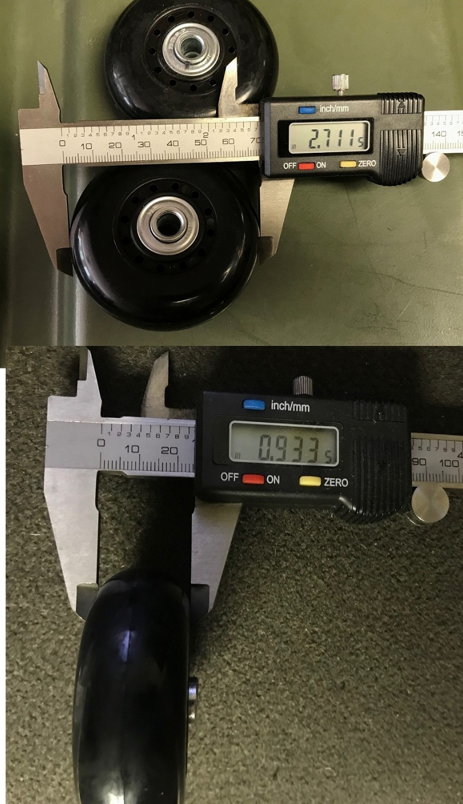 Hardigg / Pelican Factory Replacement Wheel kit 472-MedChest 3,4,5