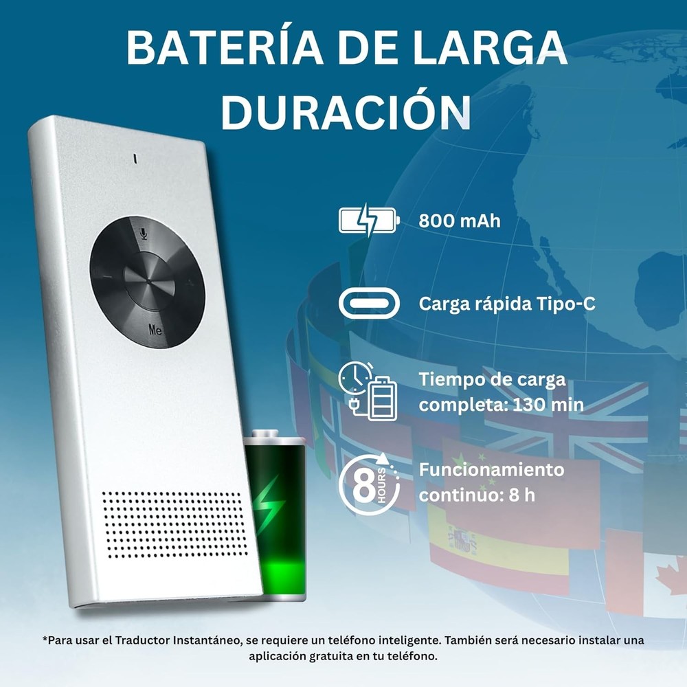 PRO Language Translator Device - Real-Time Voice Translation=