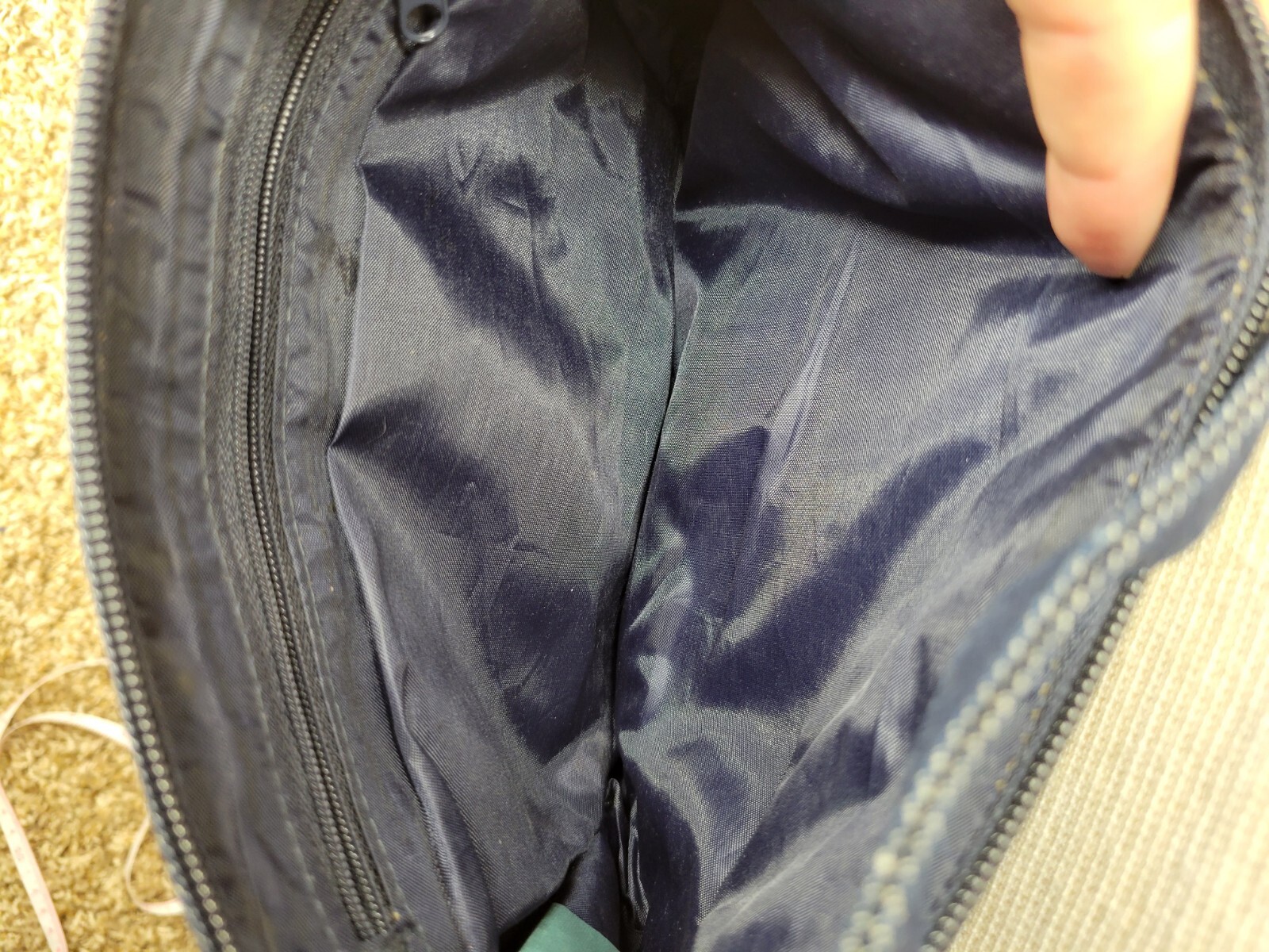 Disney Tinkerbell Denim Jean Purse Shoulder Bag Adjustable Strap Blue