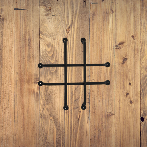 Gate Speakeasy Grille Iron Single Square Design 106