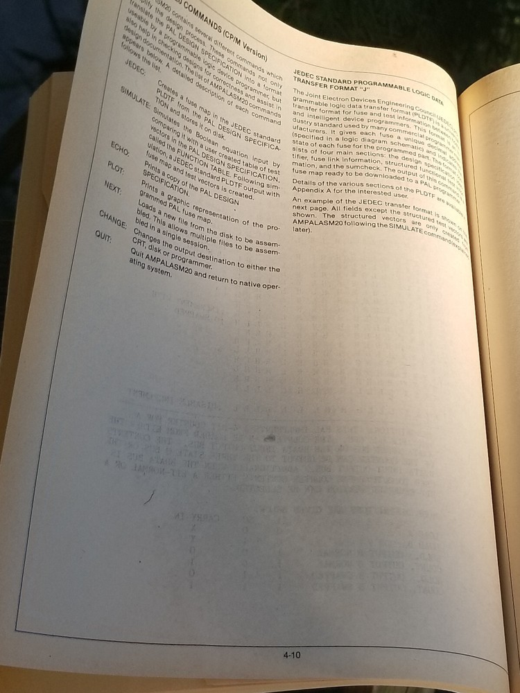 VINTAGE DATA BOOK ELECTRIC MANUAL PROGAMMABLE ARRAY LOGIC