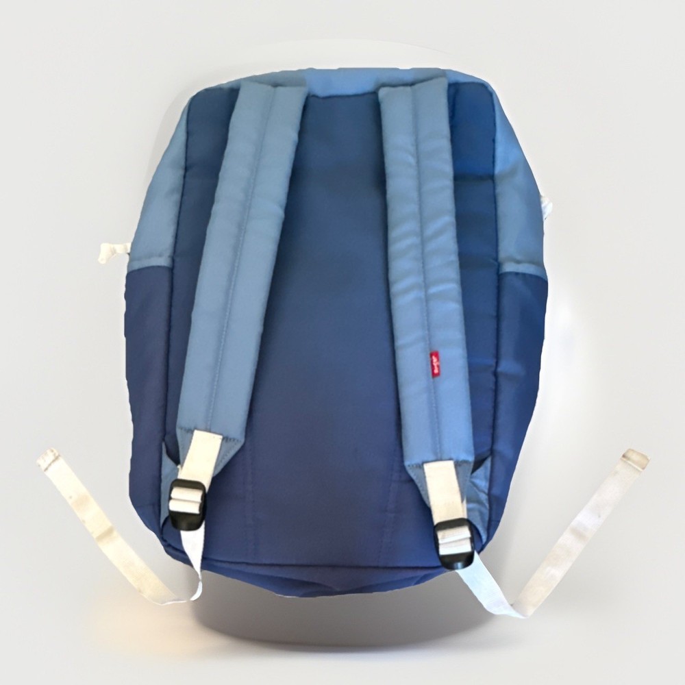 Levi's Blue Backpack, Adjustable Straps, Front Pocket, Divider