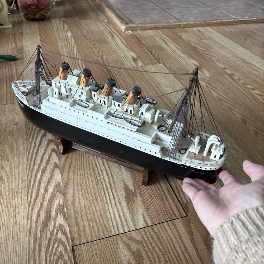 Wooden Titanic Model