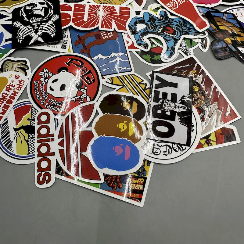 NEW 100 Skateboard Stickers Bomb Vinyl Laptop Luggage Decals Dope Sticker Lot