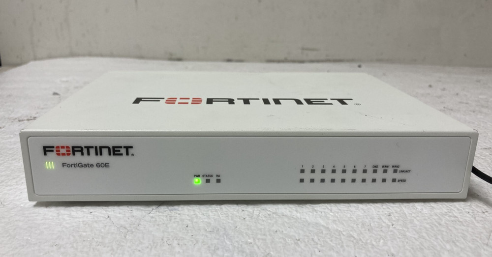 Fortinet Fortigate 60E FG-60E Network Security Firewall *No AC Adapter*