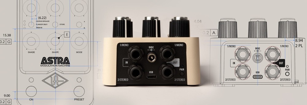 Universal Audio Astra Modulation Machine Guitar Pedal