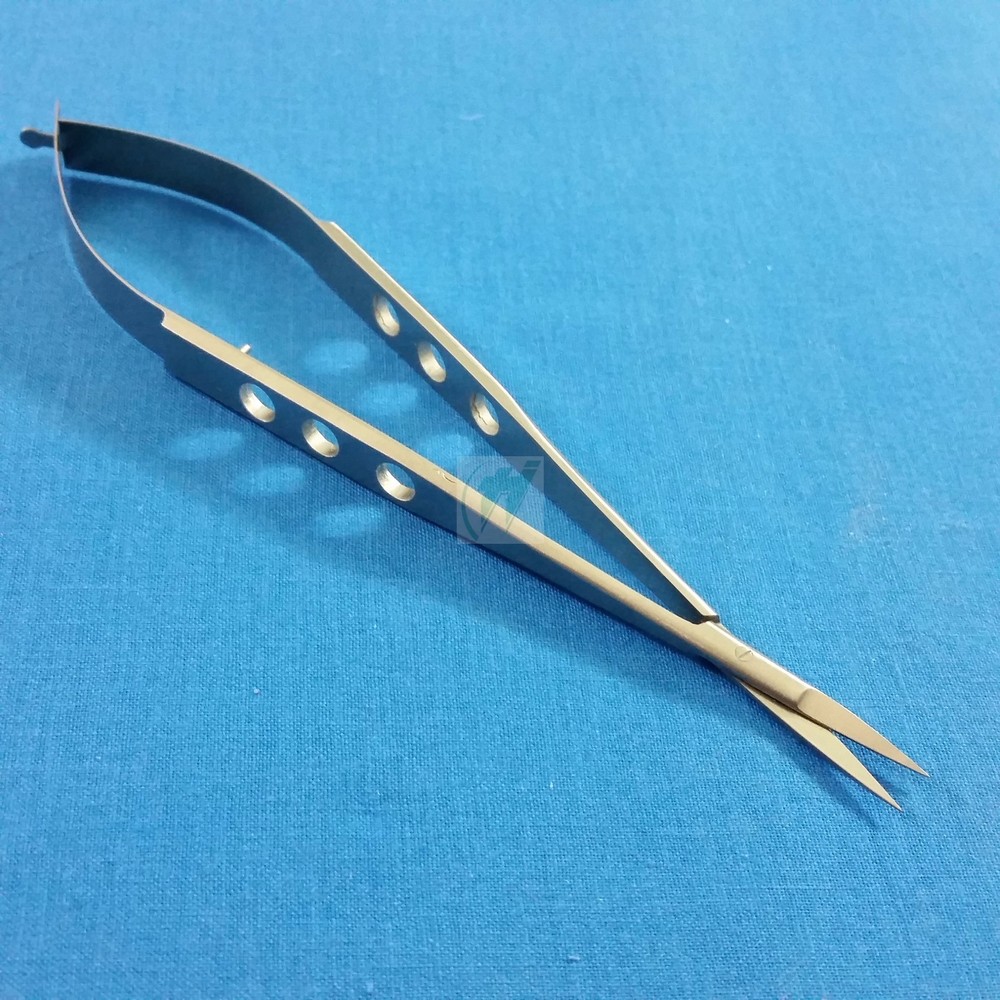 FINE TIP POINT SPRING SELF RETRACTING STITCH MICRO SCISSORS 5.5" STRAIGHT