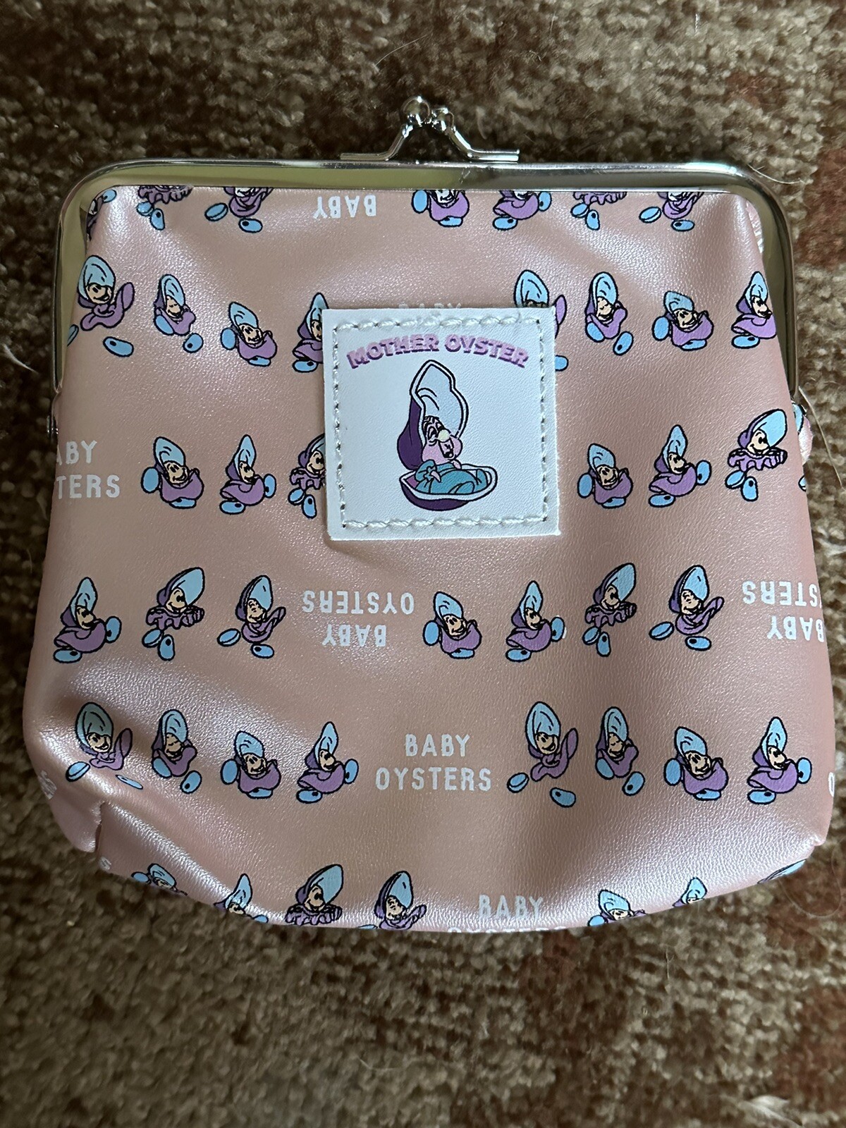 Alice In Wonderland Baby Oysters Coin Purse Wallet Card Case Cosmetic Bag