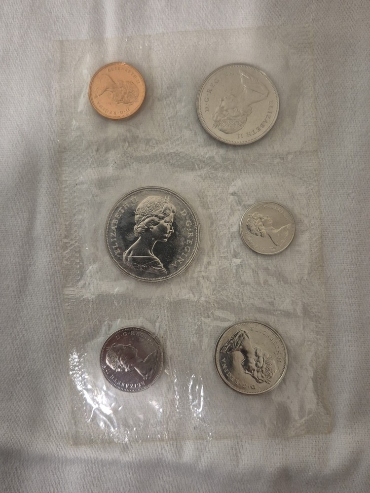 1972 Canada Proof like set 6 coins - 7971