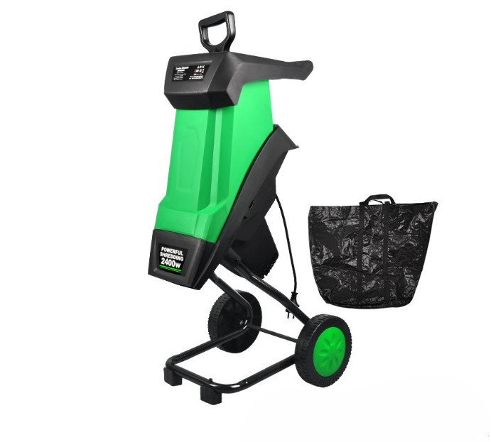 Electric Leaf Crushers Tree Hand-Pushed Shred Machine 2400W Leaf Crusher