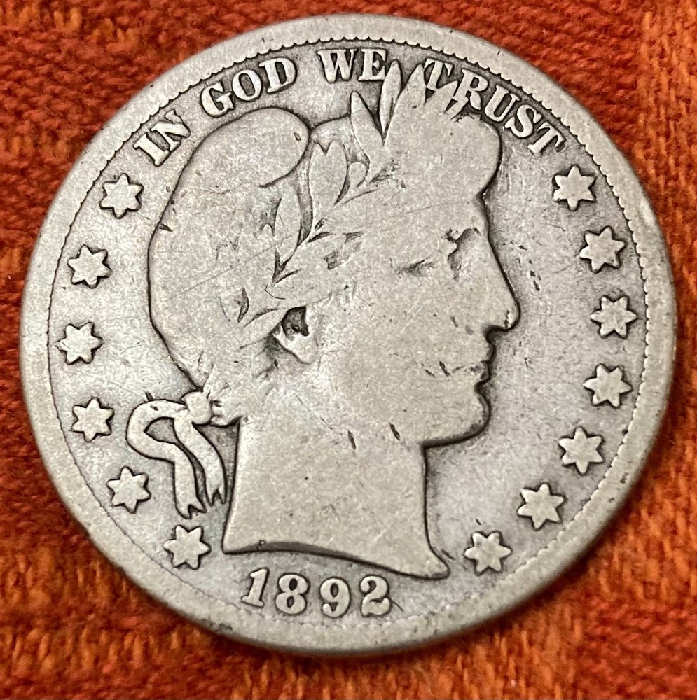 1892-S Barber Half Dollar Key Date