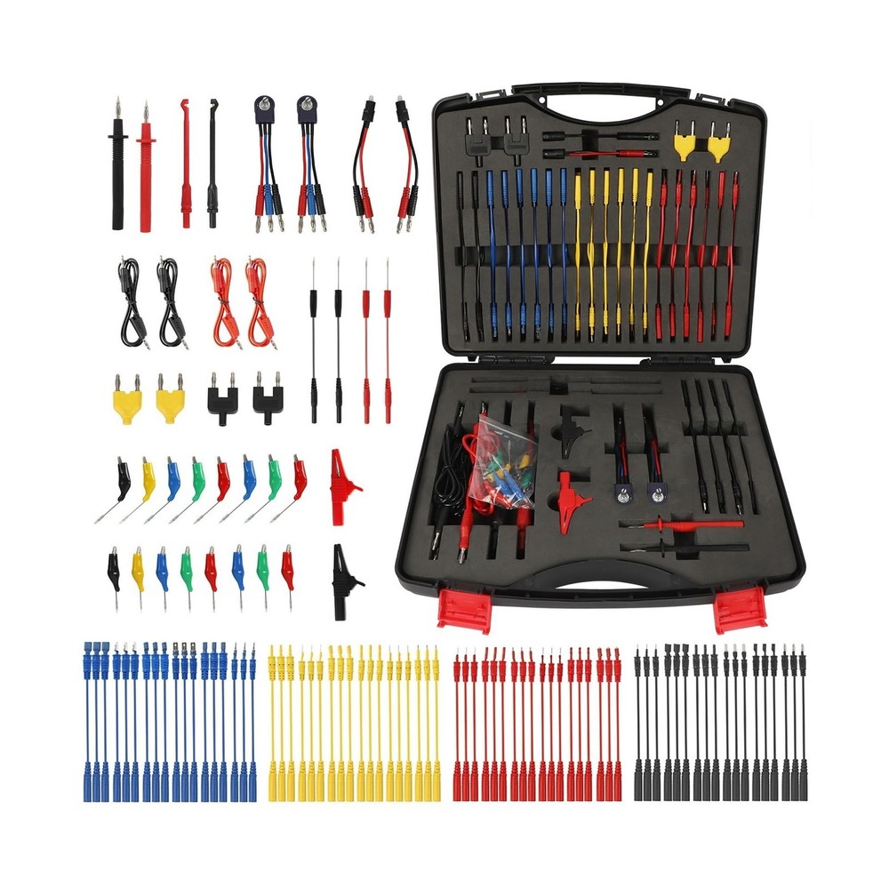 110PCS Automotive Circuit Test Lead Kit, Multimeter Leads Kit,Multi Function ...
