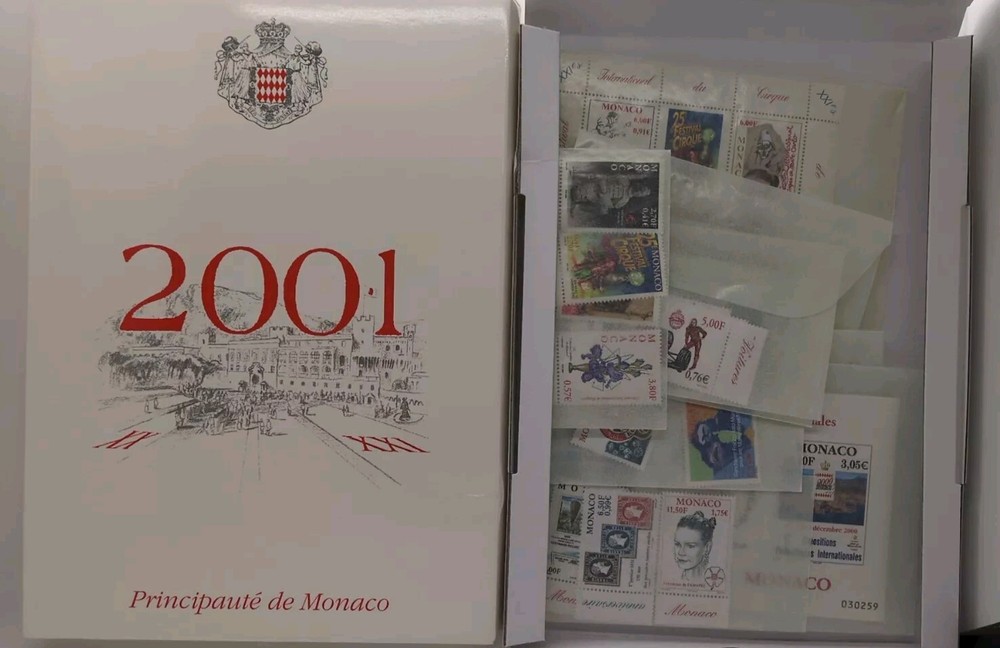 2001 Monaco Stamp Set MNH/OG