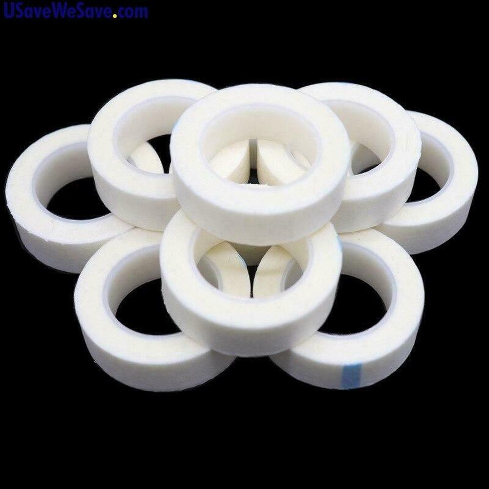 4 Rolls Eyelash Extension Patch PE Tape Clear Technician False Lash Makeup Tool
