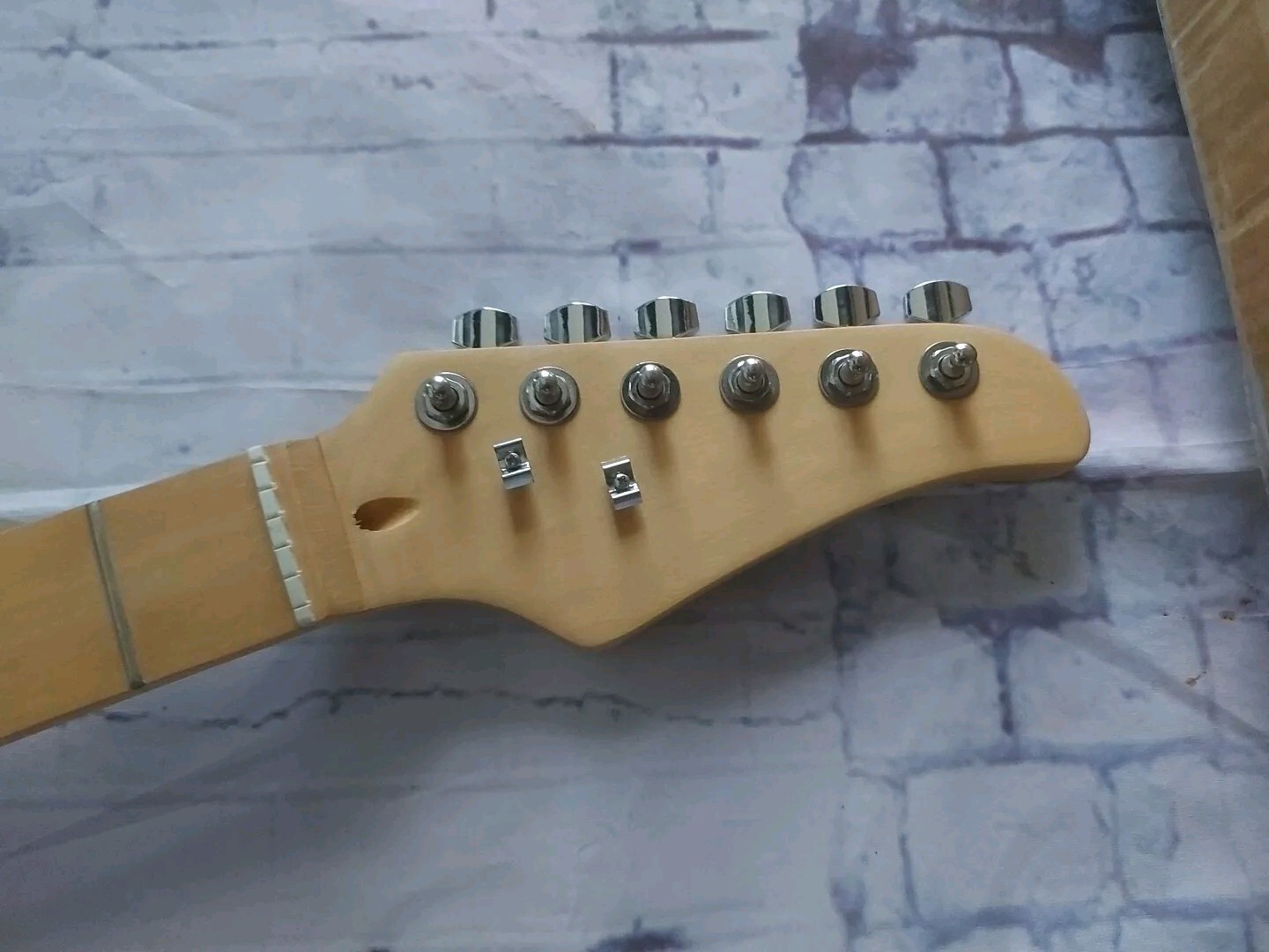 Right Handed S Type Strat 25.5" Scale Electric Guitar Neck w/ Tuners & Trees!!