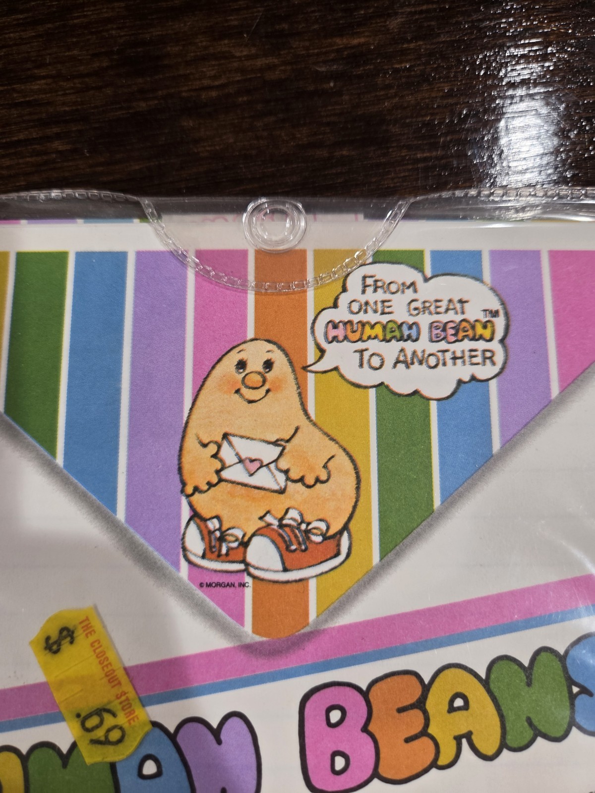 Vintage Human Beans Envelopes Stationery Set Rainbow #90016 - Rare Brand New!