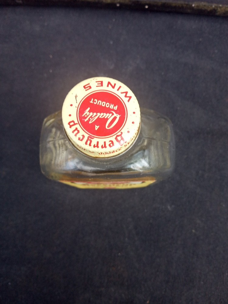 Vintage Berrycup Cherry Wine Bottle 2/5 Pint