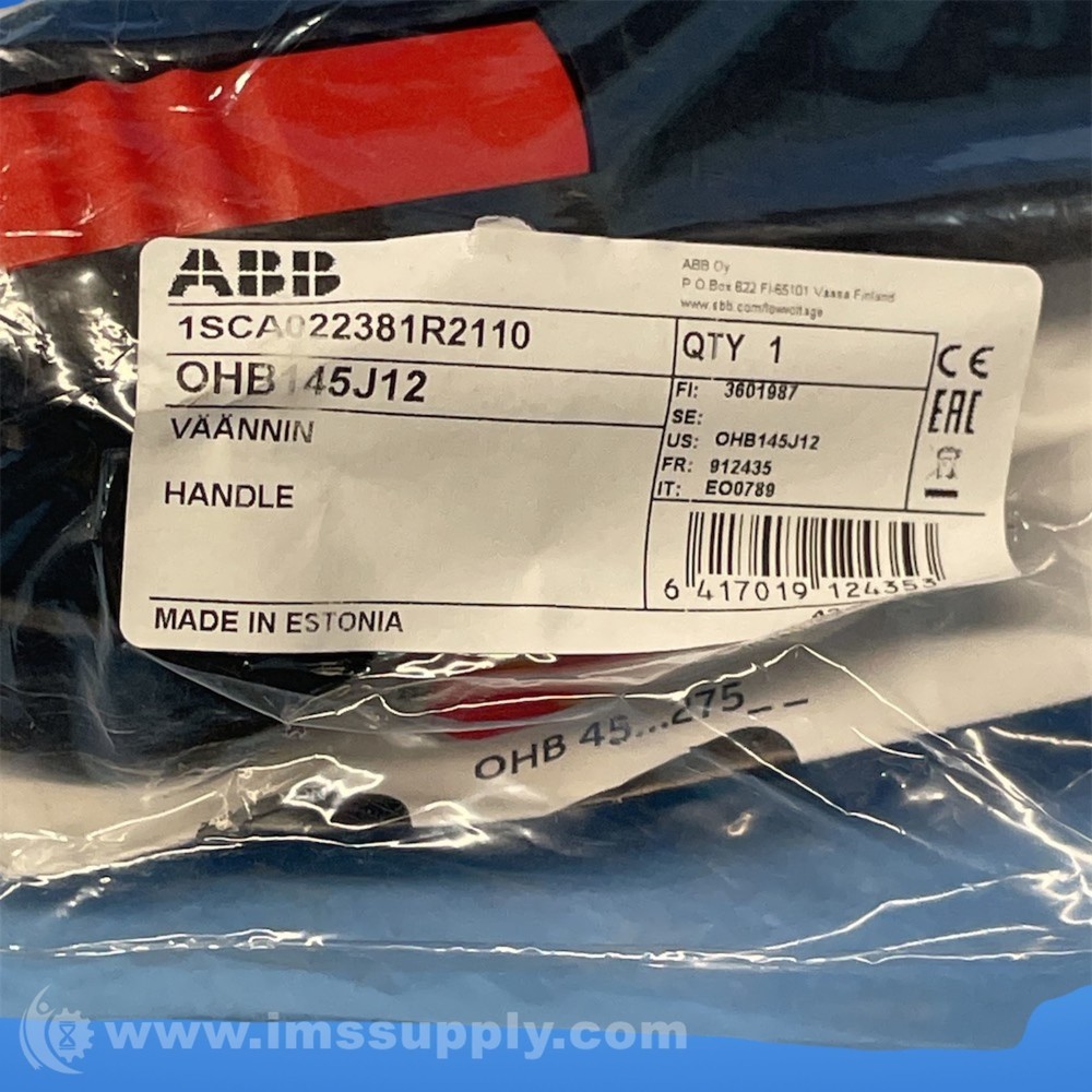 ABB OHB145J12 Pistol Handle Operator FNFP