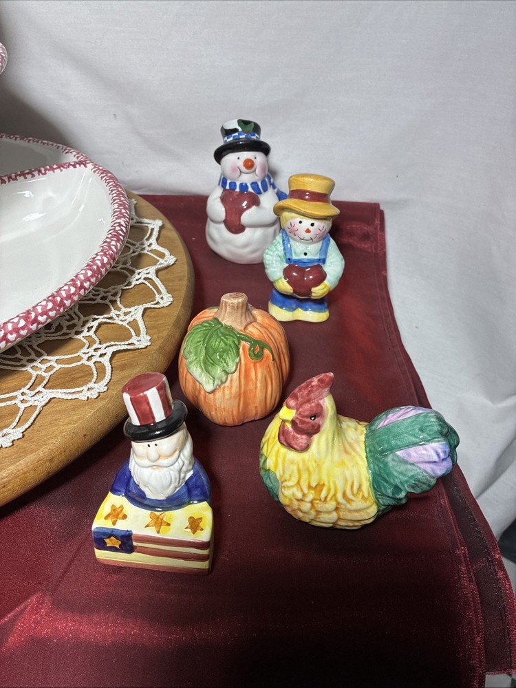 Condiment Snack Server Tray Divided Centerpiece Holiday Server