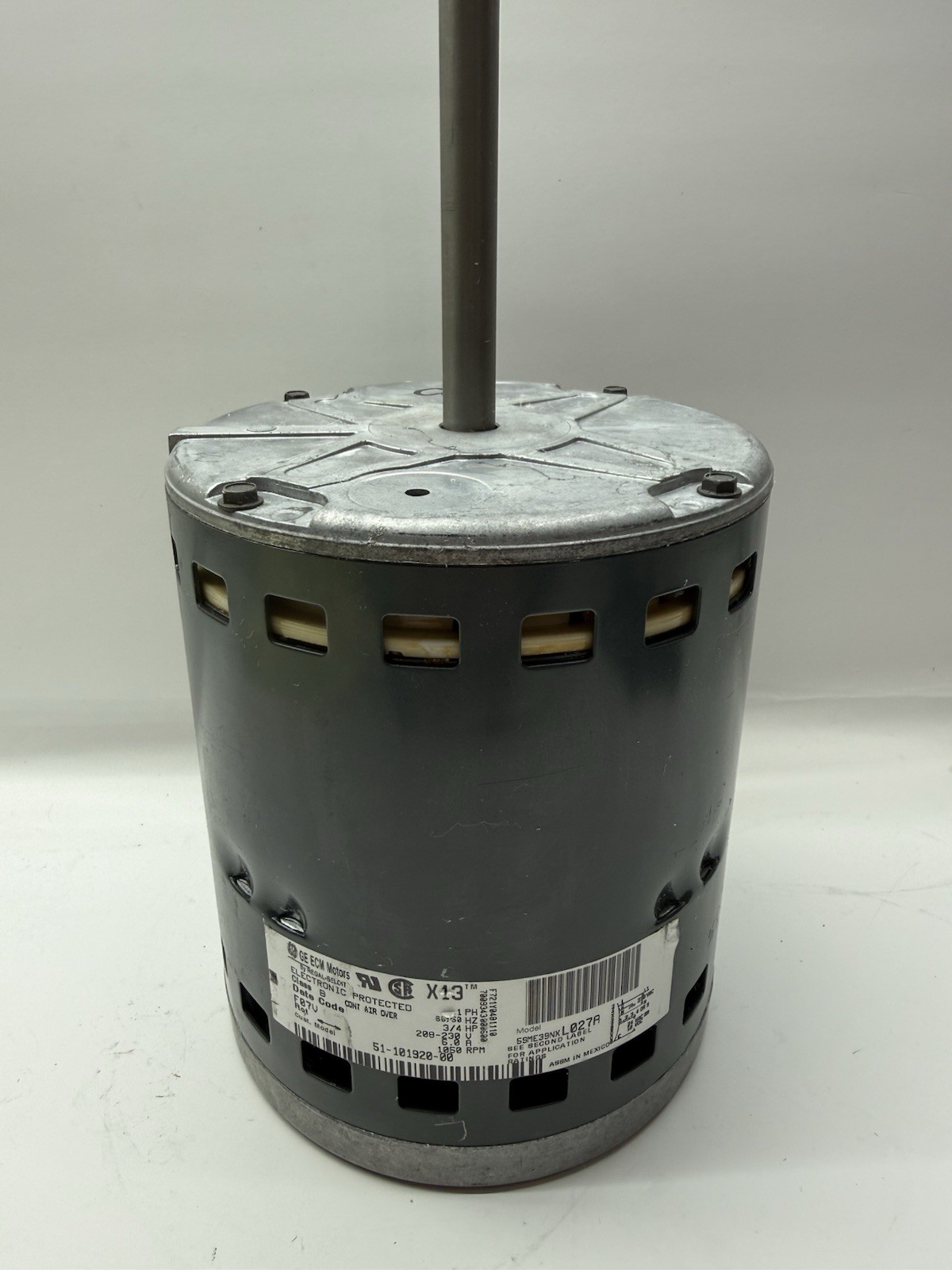 GE Genteq ECM X13 3/4HP Blower Motor 51-101920-01R-02 5SME39NXL027A 51-101920-00