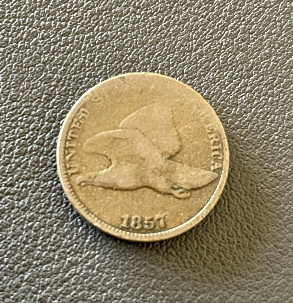 1857 FLYING EAGLE CENT (B75)