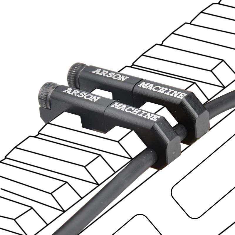 Tactical CNC Wire Guide System Cable Management Arson Machine KEYMOD M-LOK