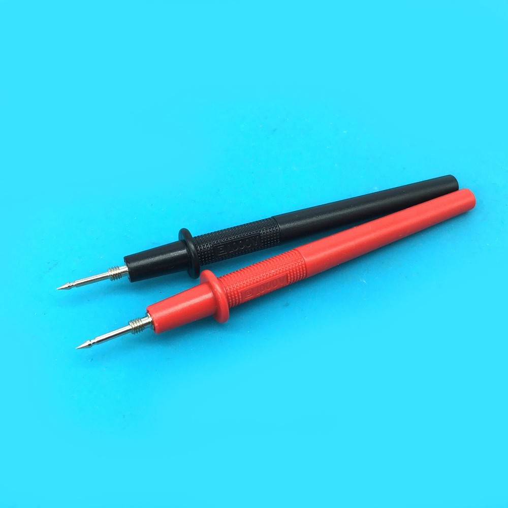 30PCS MULTIMETER PEN tips Threaded TEST PROBES Clamp Cables Soldering DIY