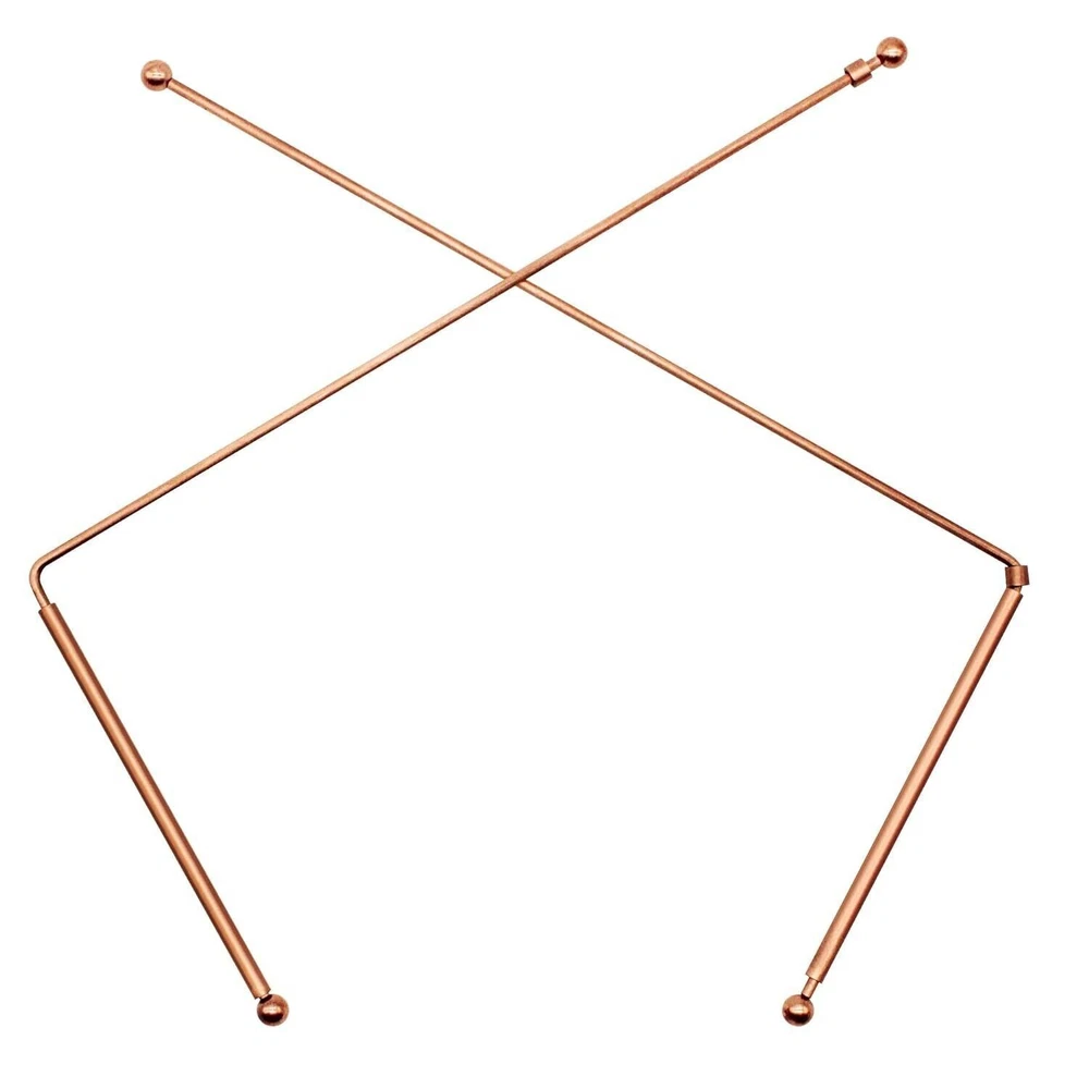 2x 99.9% Copper Dowsing rods Pure Copper Divining Rods Ghost Hunting
